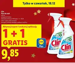Lidl Płyn do szyb anti-fog Clin Windows & Glass oferta
