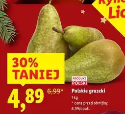 Lidl Gruszka polska oferta