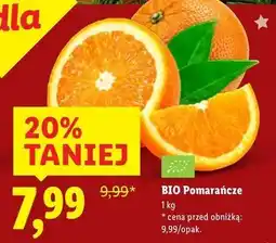 Lidl Pomarańcze bio oferta