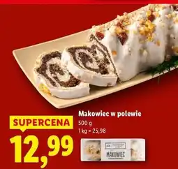 Lidl Makowiec w polewie oferta