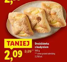Lidl Droźdżówka z budyniem oferta