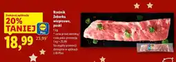 Lidl Żeberka wieprzowe paski Rzeźnik Codzienna Dostawa oferta