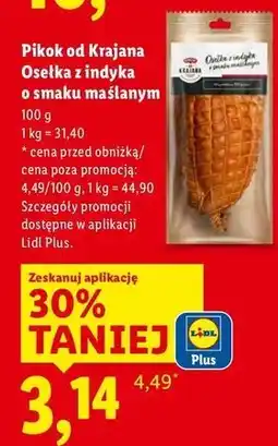 Lidl Osełka z indyka Pikok Od Krajana oferta