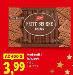 Lidl Herbatniki kakaowe Yarych oferta