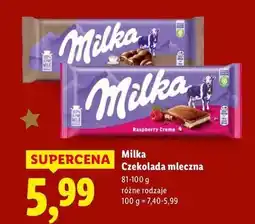 Lidl Czekolada cappuccino Milka Bubbly oferta