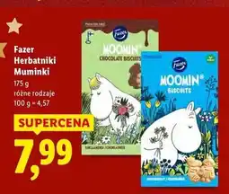 Lidl Ciasteczka muminki Fazer oferta