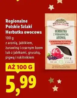 Lidl Herbata owocowa z podkarpacką aronią Regionalne Szlaki oferta
