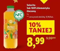 Lidl Sok klementynka Solevita oferta