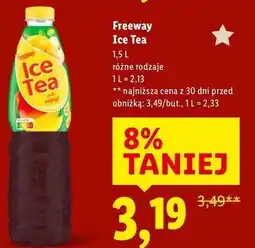 Lidl Herbata mrożona mango Freeway Ice Tea oferta