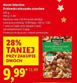 Lidl Mieszanka orzechów królewska Alesto oferta