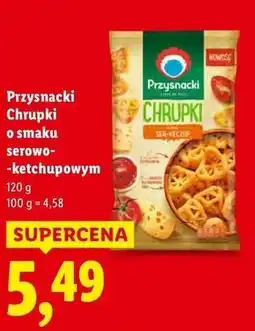 Lidl Chrupki serowo-ketchupowe Przysnacki oferta