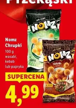Lidl Chrupki papryka Nomz oferta
