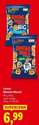 Lidl Chrupki mr. big Lorenz Monster Munch oferta