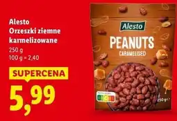 Lidl Orzechy ziemne karmelizowane Alesto oferta