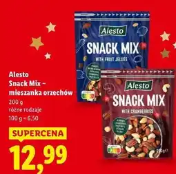 Lidl Mieszanka z suszonej żurawiny i orzechów nerkowca Alesto oferta