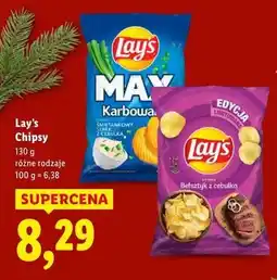 Lidl Chipsy befsztyk z cebulką Lay's oferta