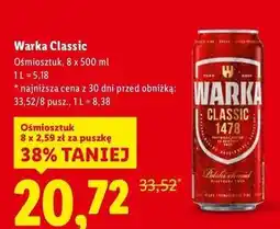 Lidl Piwo Warka oferta