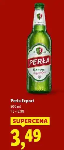 Lidl Piwo Perła Export oferta