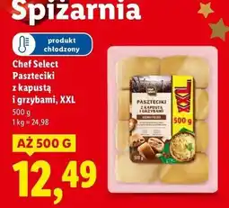 Lidl Paszteciki z kapustą i grzybami Chef Select oferta