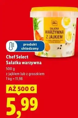 Lidl Sałatka warzywna z jajkiem Chef Select oferta