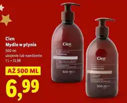 Lidl Mydło w płynie nawilżenie Cien oferta