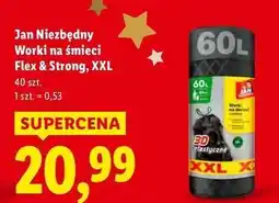 Lidl Worki na śmieci 60 l Jan Niezbędny oferta