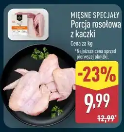 ALDI Mięsne Specjały Porcja rosołowa z kaczki oferta