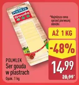 ALDI Polmlek Ser Gouda w plastrach oferta