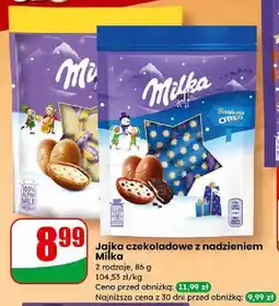 Dino Jajka czekoladowe z nadzieniem Milka (86g) oferta