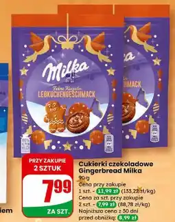 Dino Cukierki czekoladowe Gingerbread Milka (90g) oferta