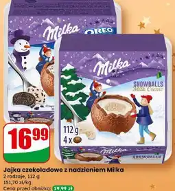 Dino Jajka czekoladowe z nadzieniem Milka (112g) oferta