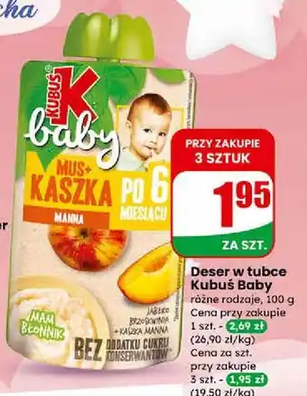 Dino Deser w tubce Kubuś Baby oferta