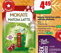 Dino Napój Matcha Latte wiśnia Mokate oferta
