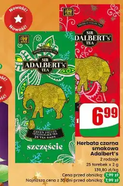 Dino Herbata czarna smakowa Adalbert's oferta