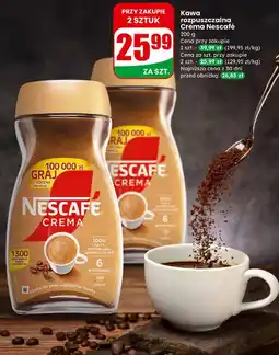 Dino Kawa rozpuszczalna Crema Nescafé 200 g oferta