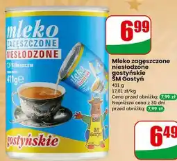 Dino Mleko zagęszczone niesłodzone gostyńskie SM Gostyń oferta