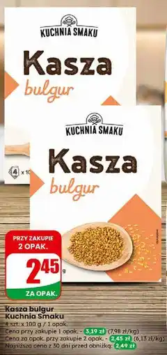 Dino Kasza bulgur Kuchnia Smaku 4 x 100g oferta