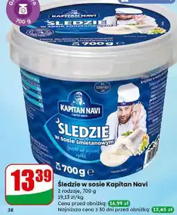 Dino Śledzie w sosie Kapitan Navi 700 g oferta