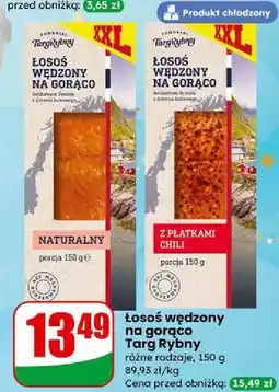 Dino Łosoś wędzony na gorąco Targ Rybny z płatkami chili 150 g oferta