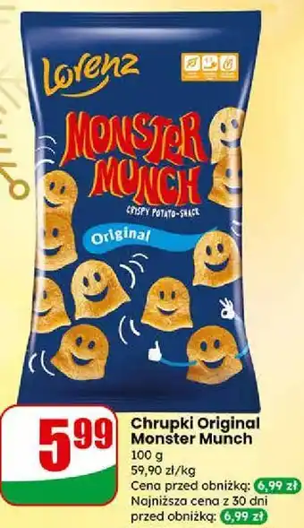 Dino Chrupki Original Monster Munch oferta