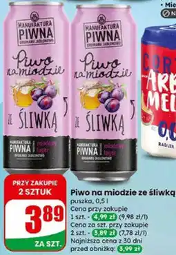 Dino Manufaktura Piwna - Piwo na miodzie ze śliwką oferta
