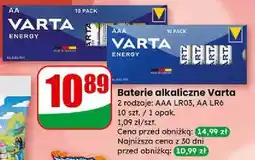 Dino Baterie alkaliczne Varta oferta