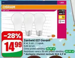 Dino Żarówki E27 Osram (3 szt.) oferta