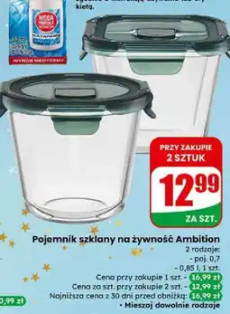 Dino Pojemnik szklany na żywność Ambition oferta