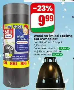 Dino Worki na śmieci z taśmą XXL Rymoplast oferta