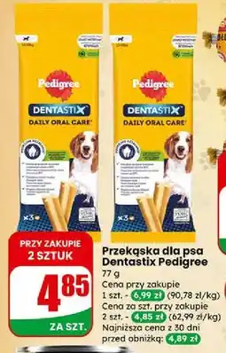 Dino Przekąska dla psa Dentastix Pedigree oferta
