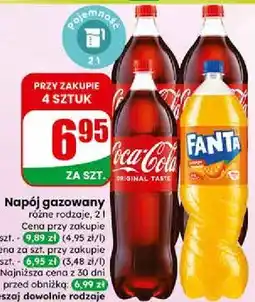 Dino Napój gazowany (Coca-Cola, Fanta) oferta