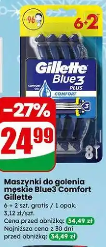Dino Maszynki do golenia męskie Blue3 Comfort Gillette oferta