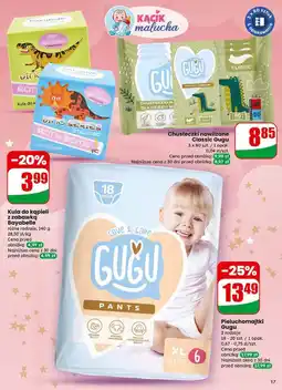 Dino Chusteczki nawilżane love & care Gugu Classic oferta