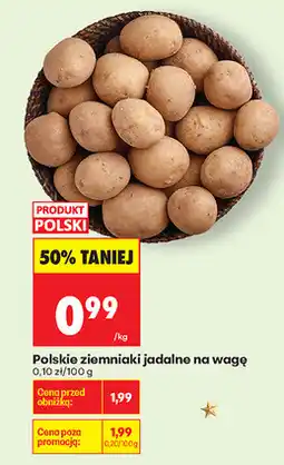 Biedronka Polskie ziemniaki jadalne na wagę oferta